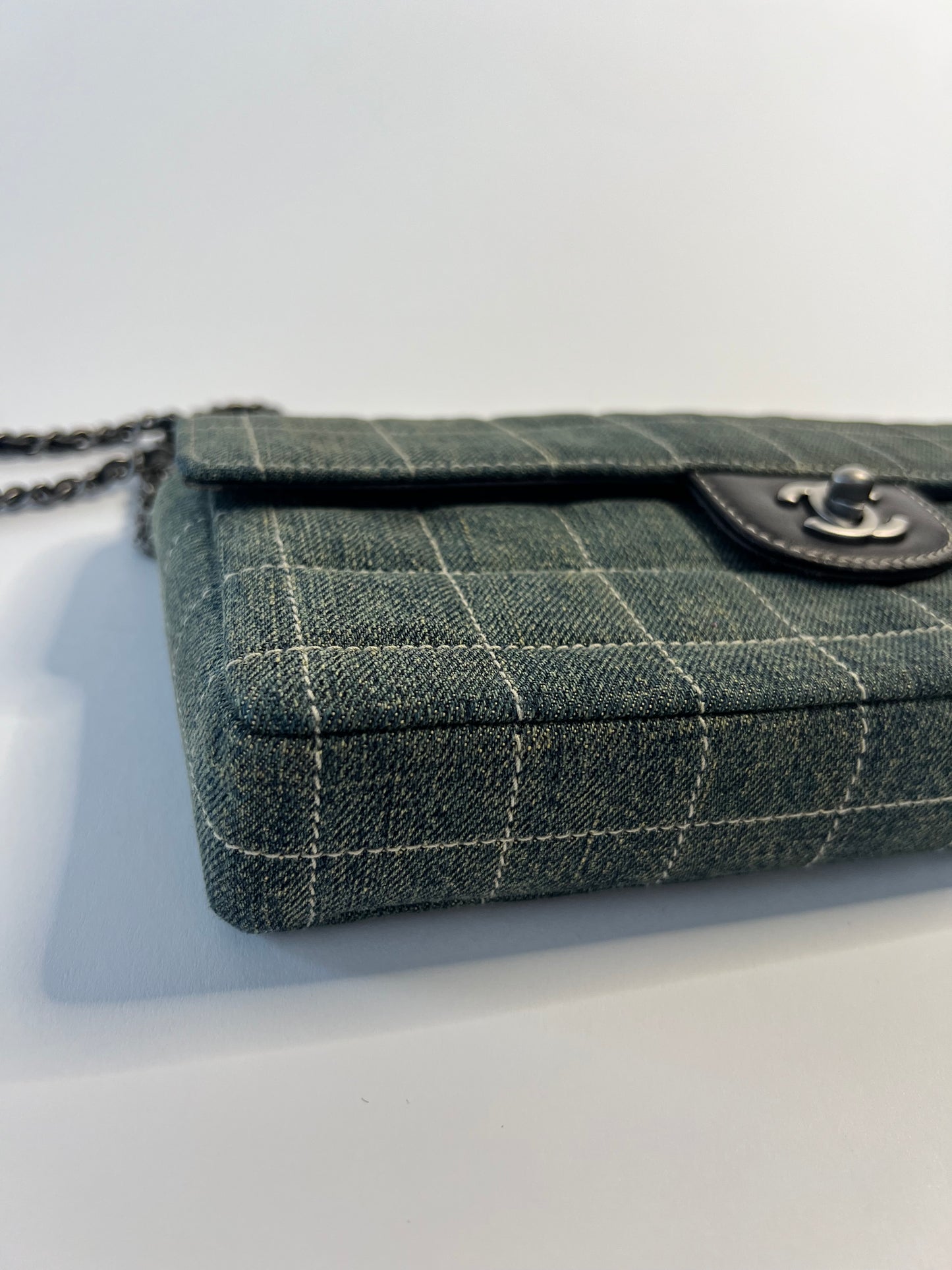 Chanel Denim Chocolate Bar Bag