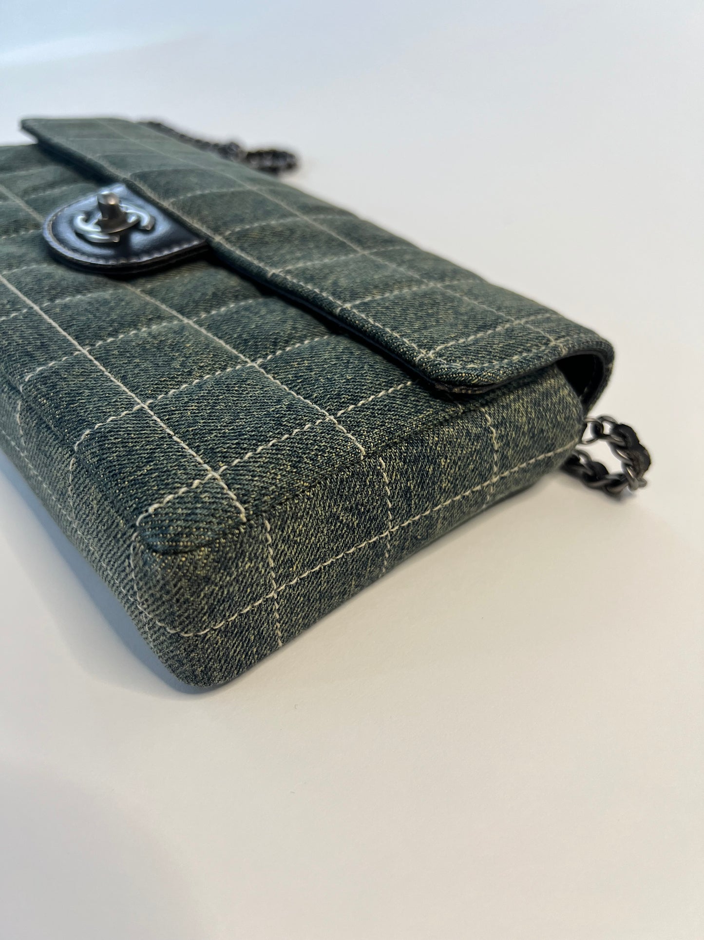 Chanel Denim Chocolate Bar Bag
