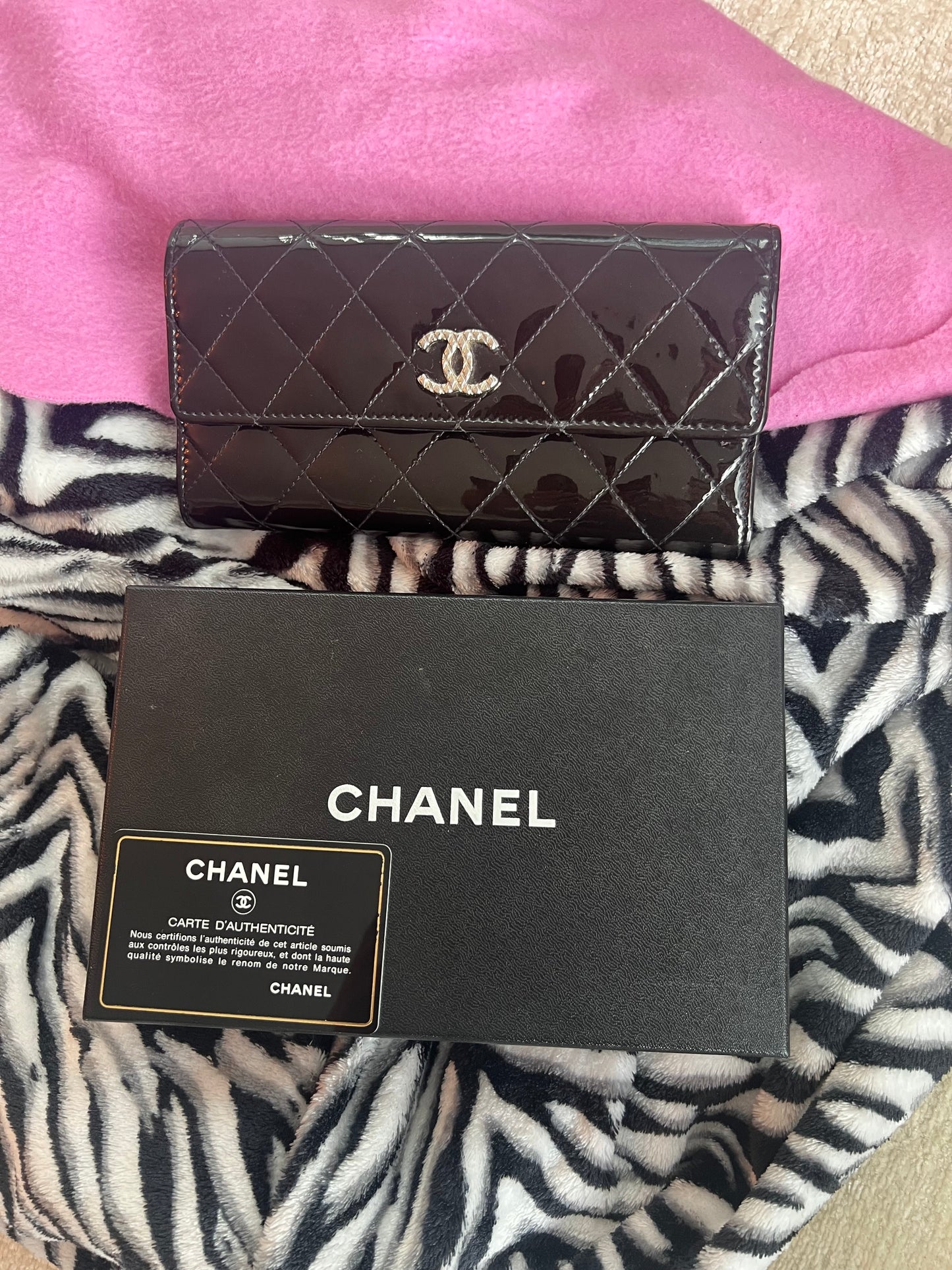Chanel Patent Wallet