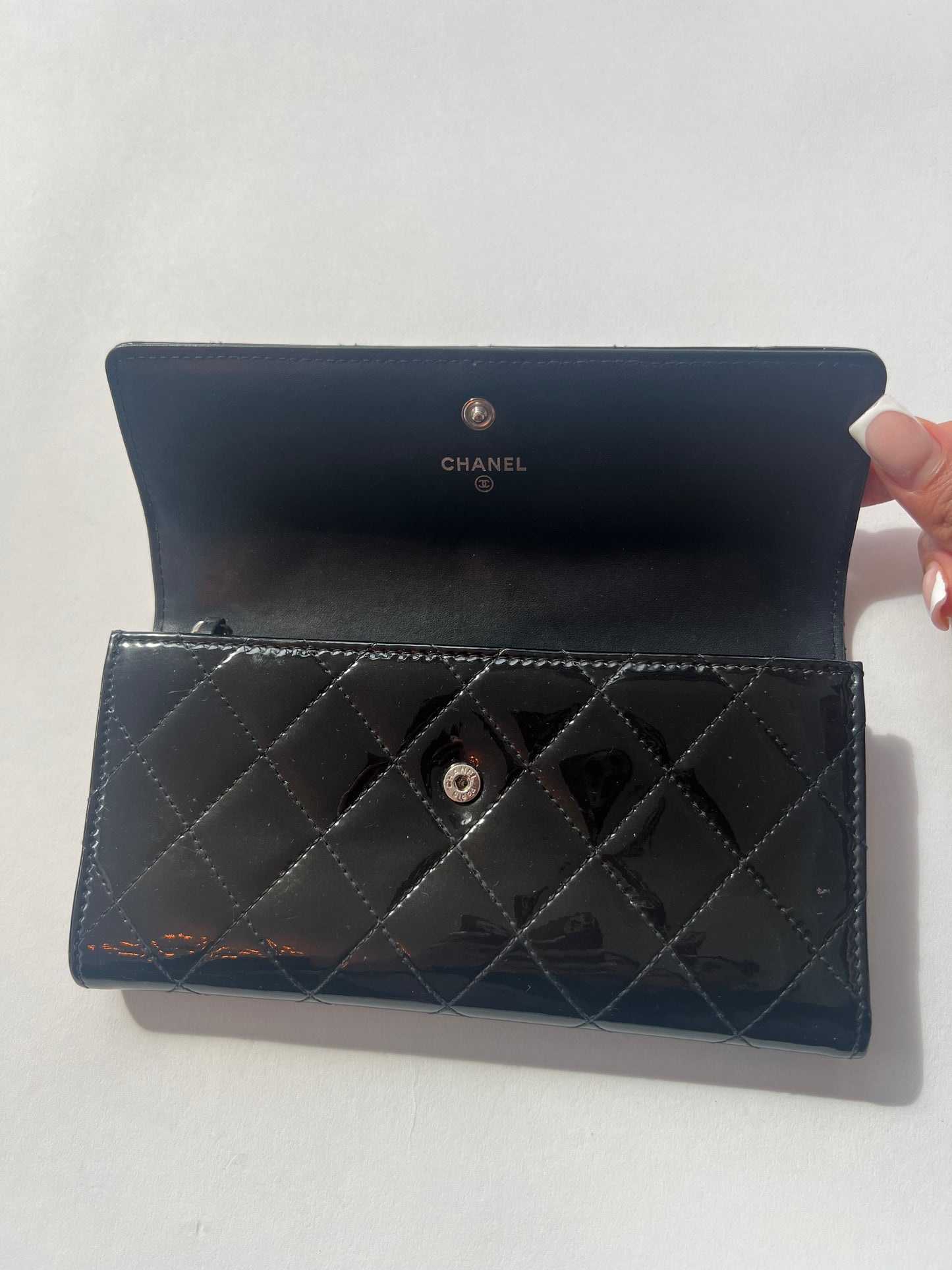 Chanel Patent Wallet