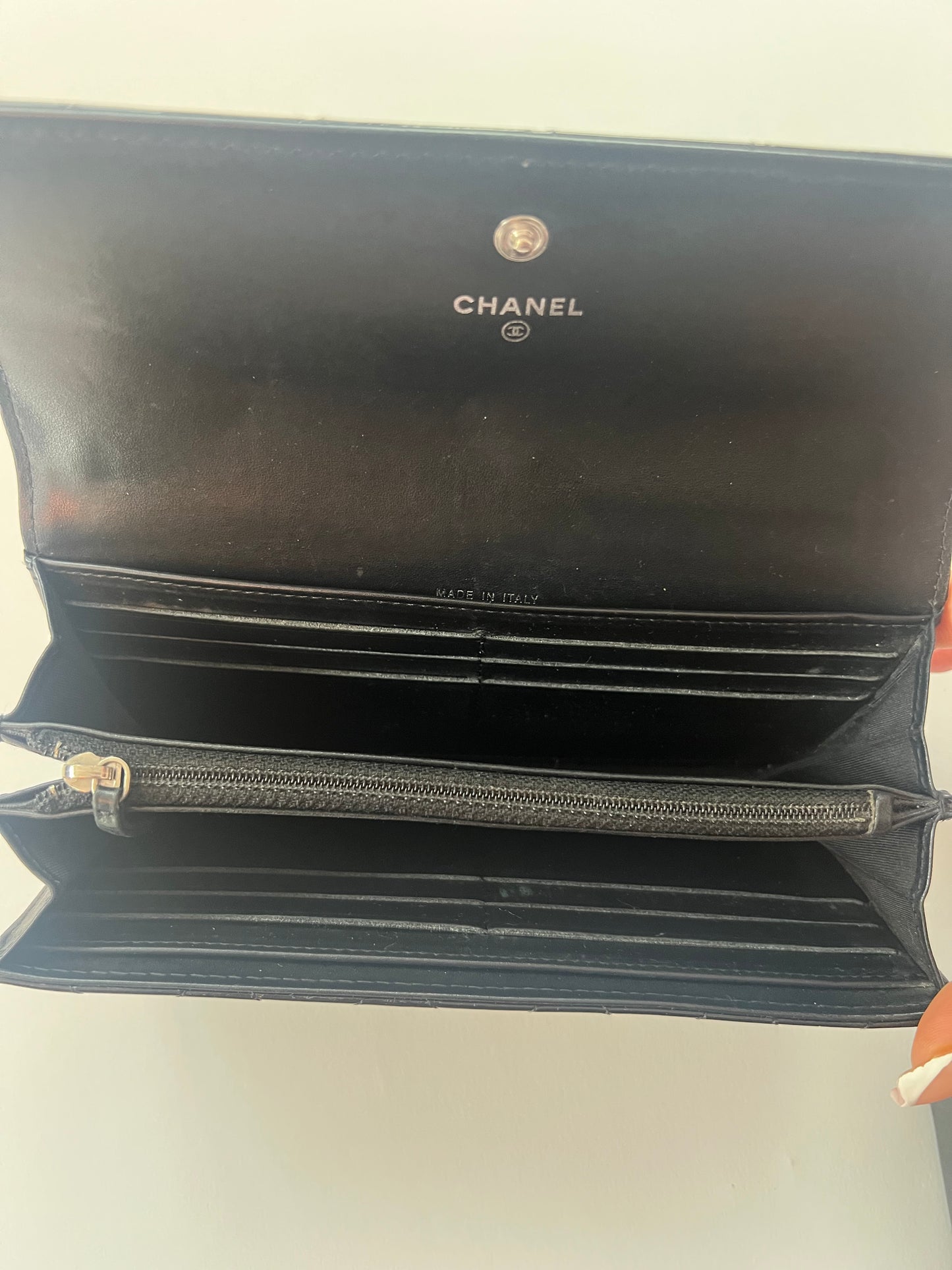 Chanel Patent Wallet