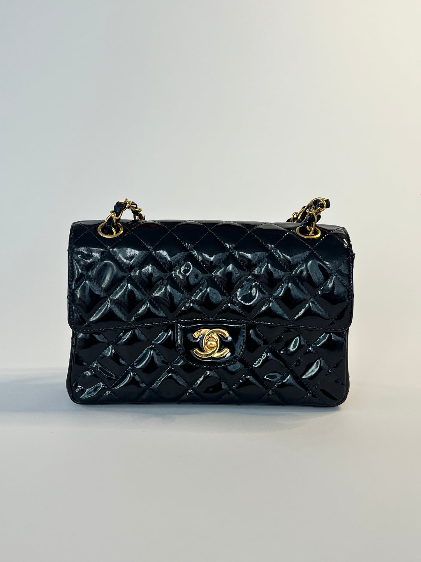 Rare Chanel Double Face Patent