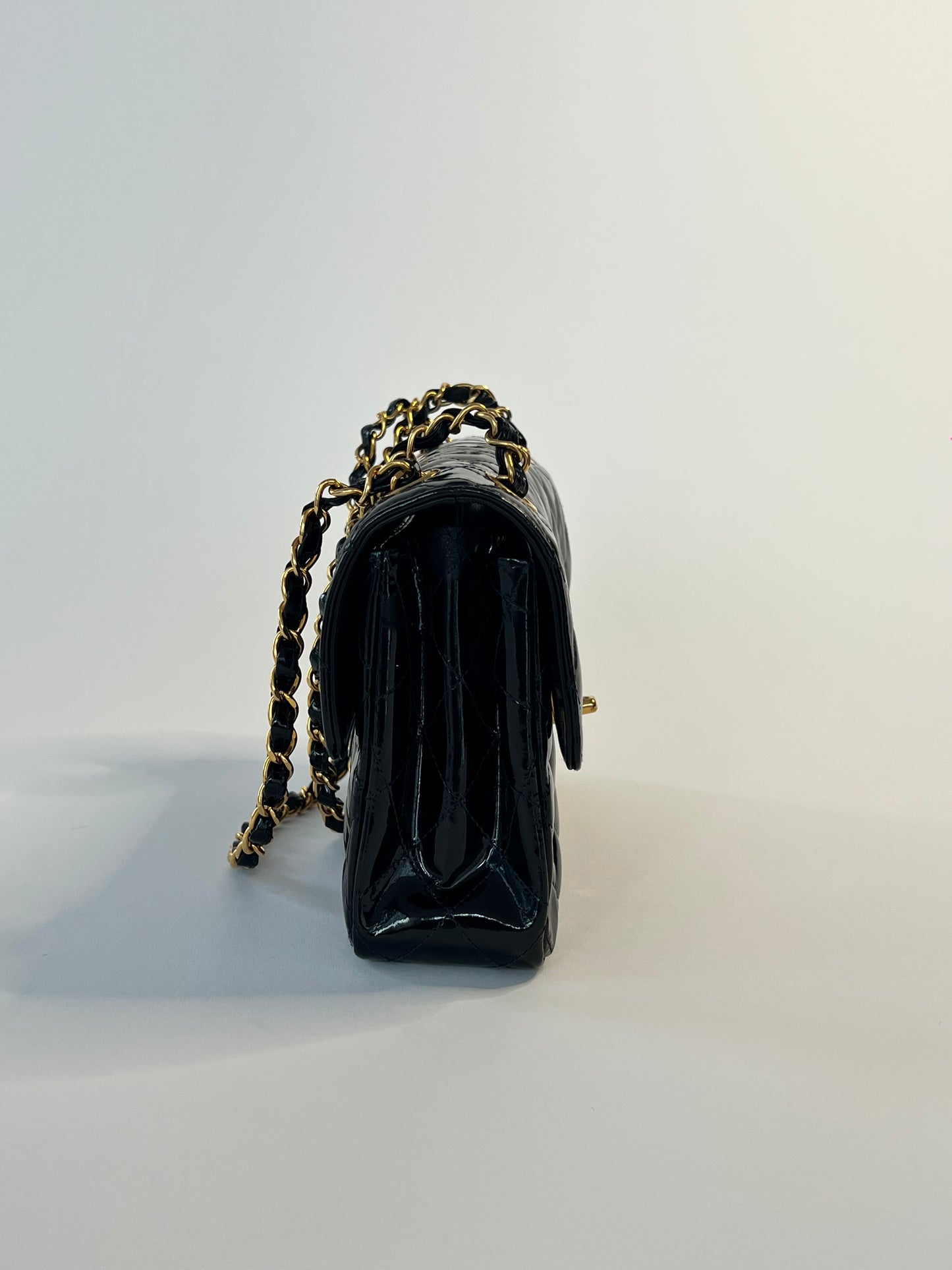 Rare Chanel Double Face Patent