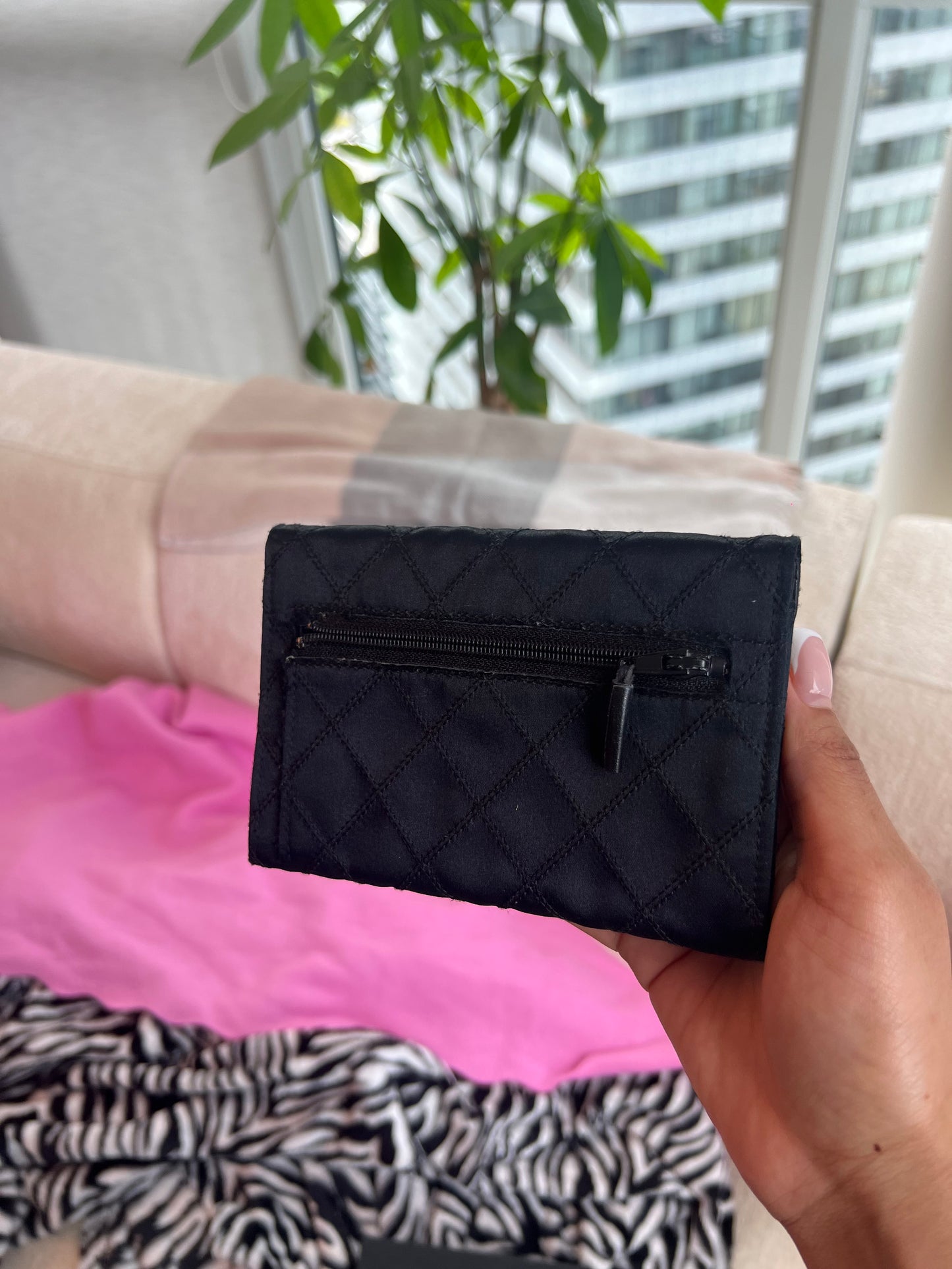 Chanel Satin Pouch