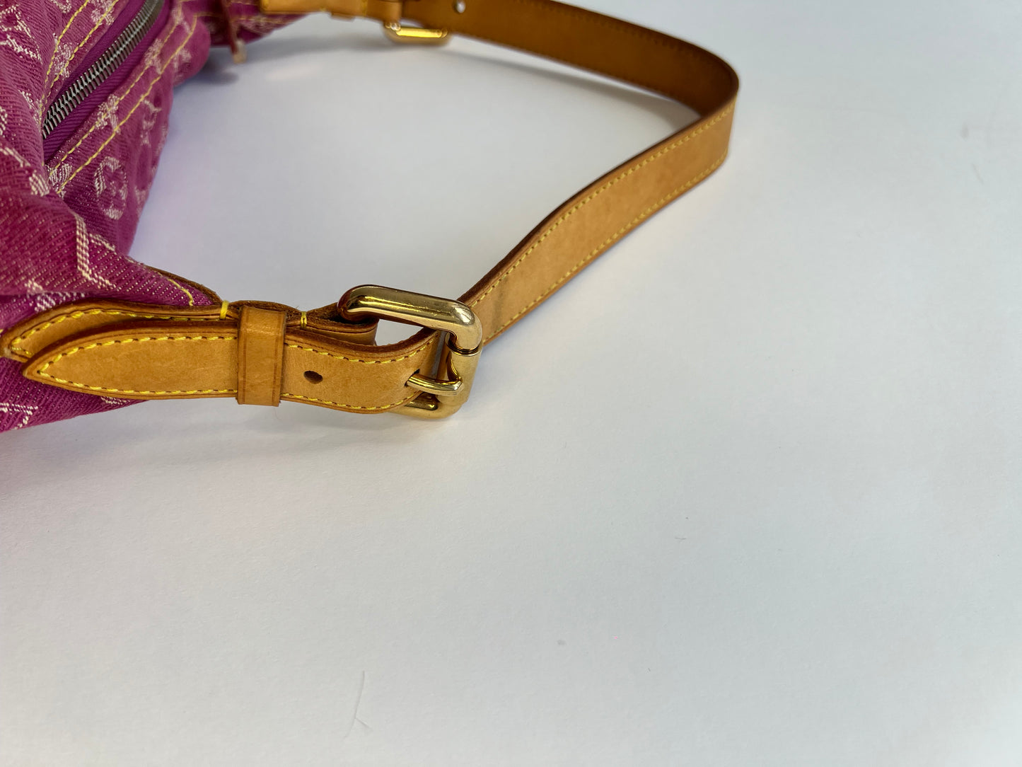 Louis Vuitton Pink Denim Baggy PM