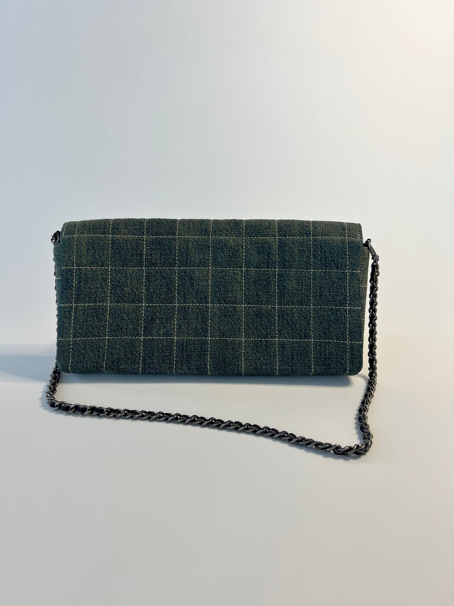 Chanel Denim Chocolate Bar Bag