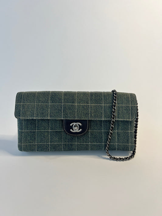 Chanel Denim Chocolate Bar Bag