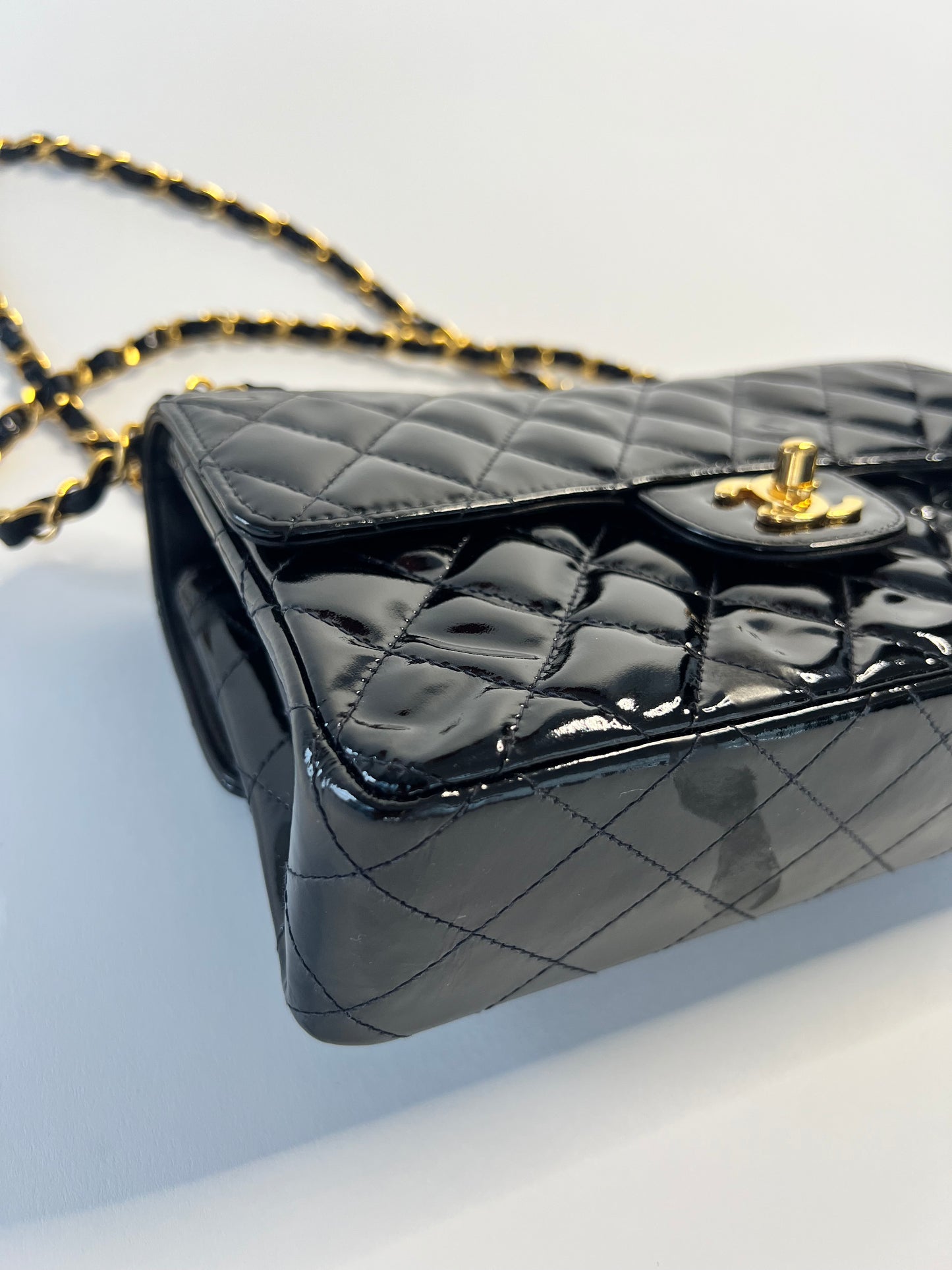 Rare Chanel Double Face Patent