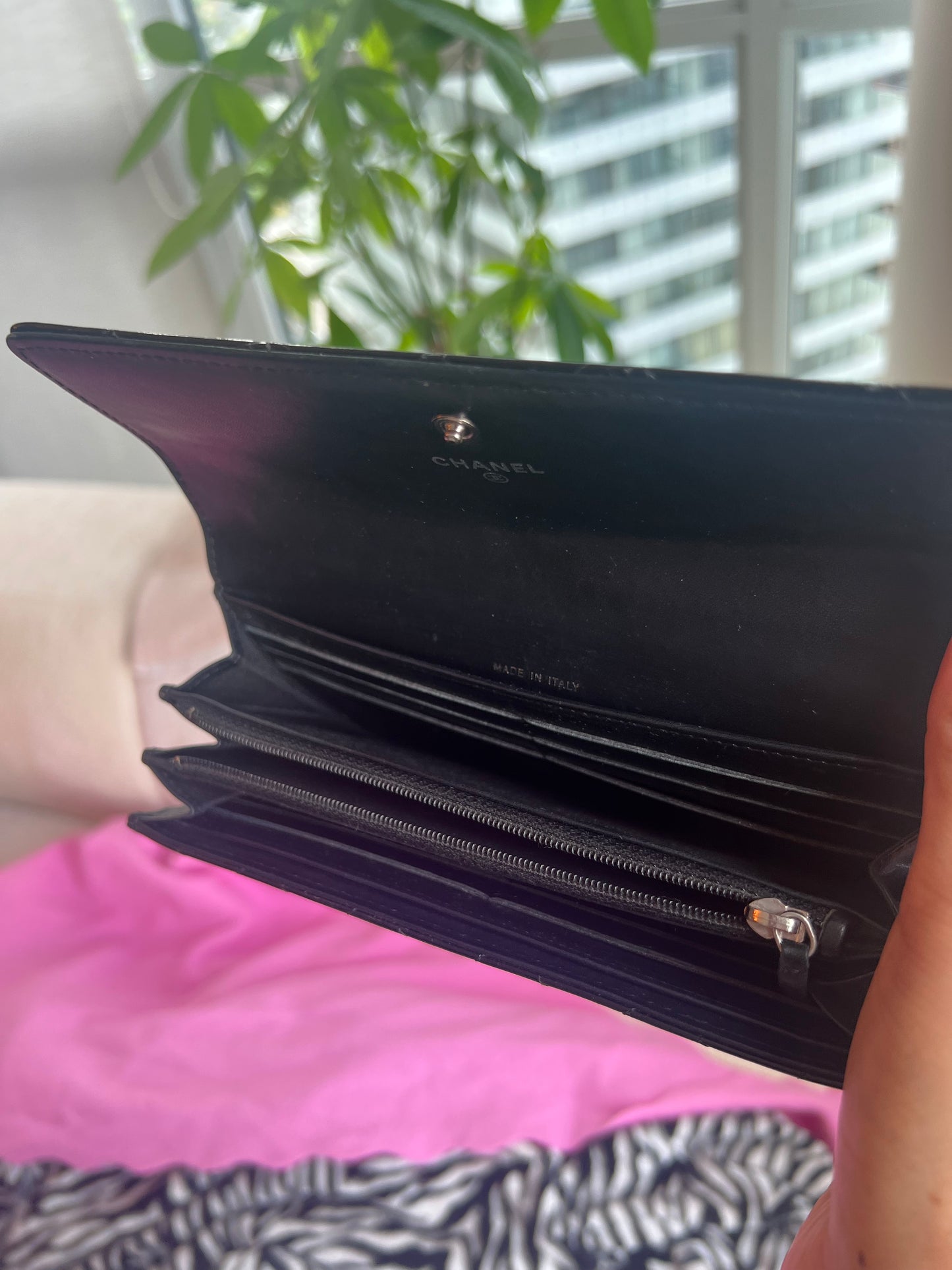 Chanel Patent Wallet