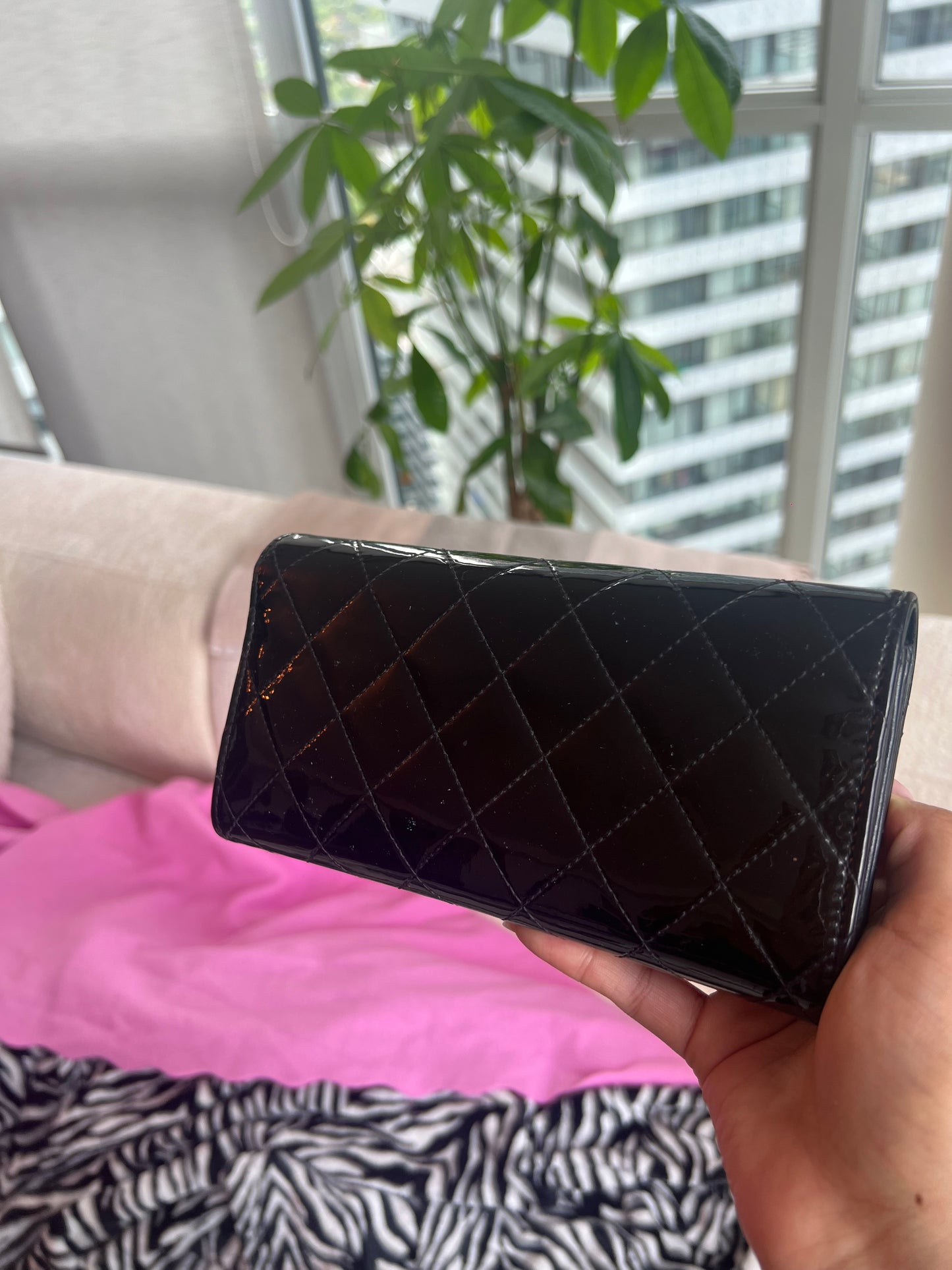 Chanel Patent Wallet