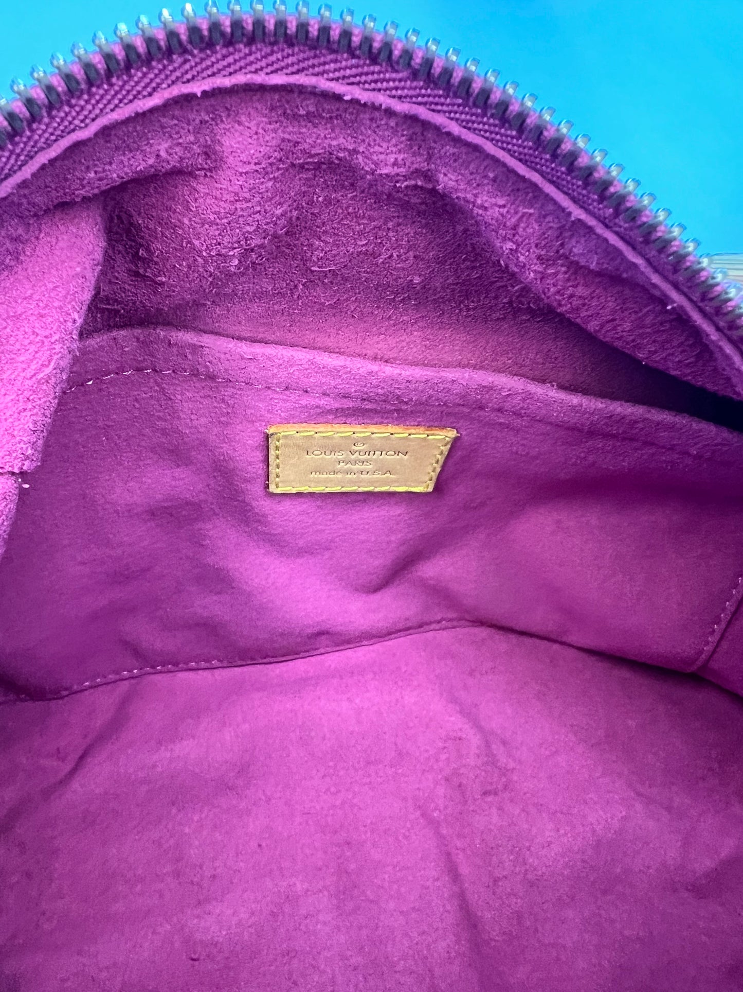 Louis Vuitton Pink Denim Baggy PM