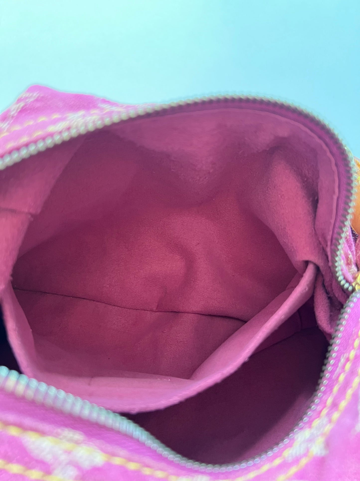 Louis Vuitton Pink Denim Baggy PM