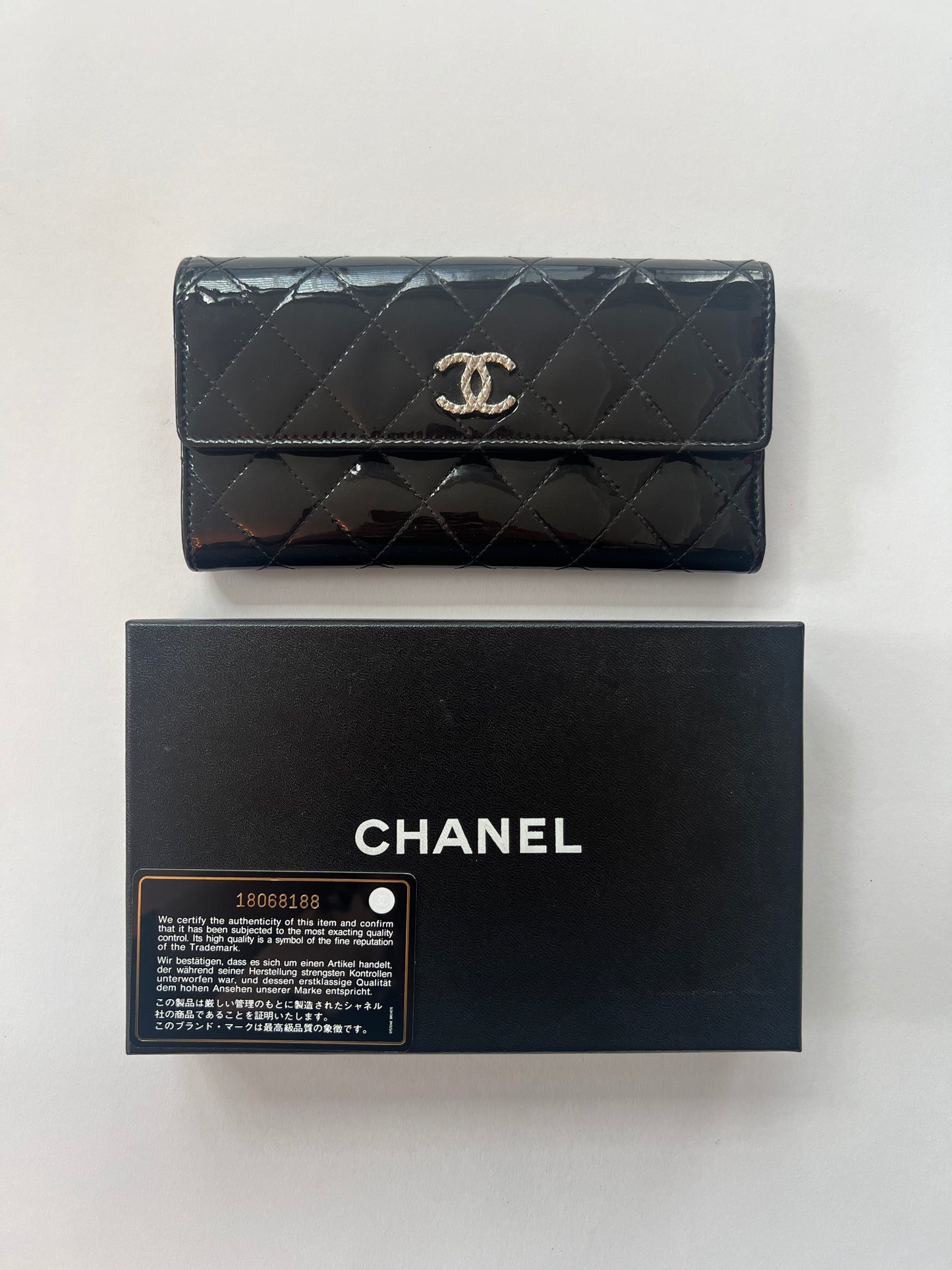 Chanel Patent Wallet