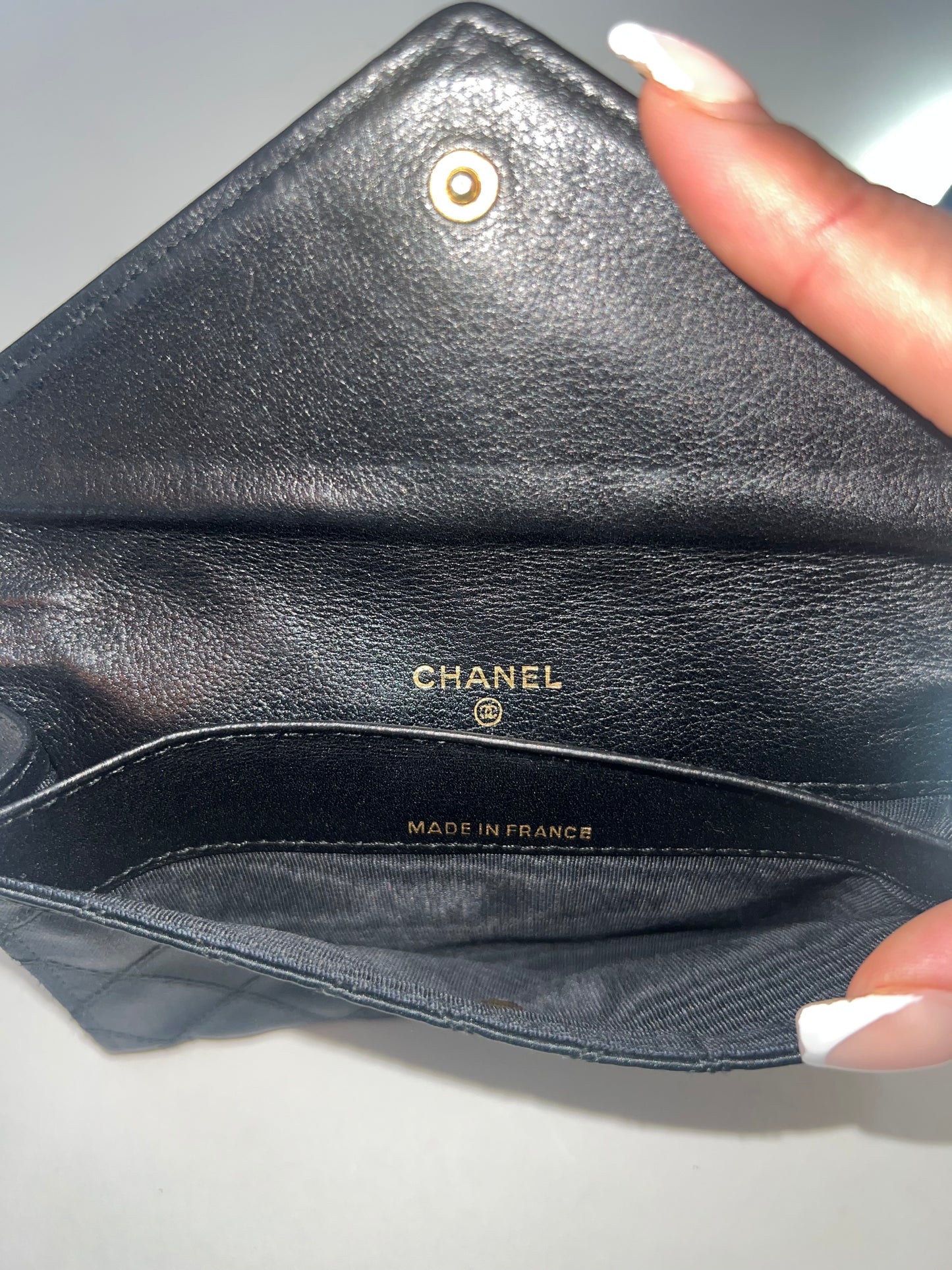 Chanel Satin Pouch