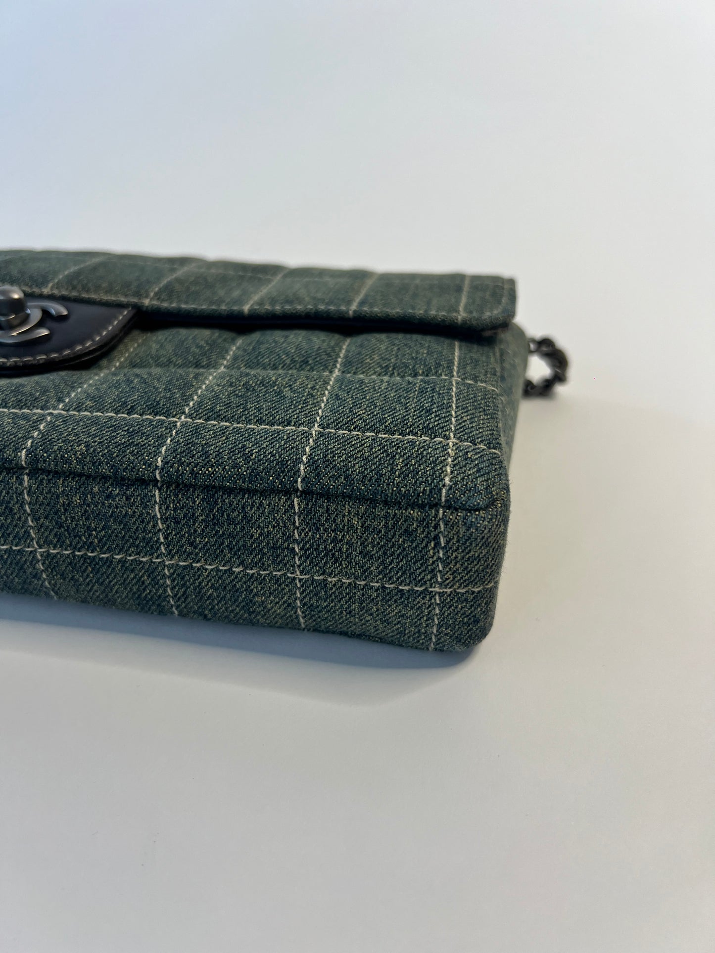 Chanel Denim Chocolate Bar Bag