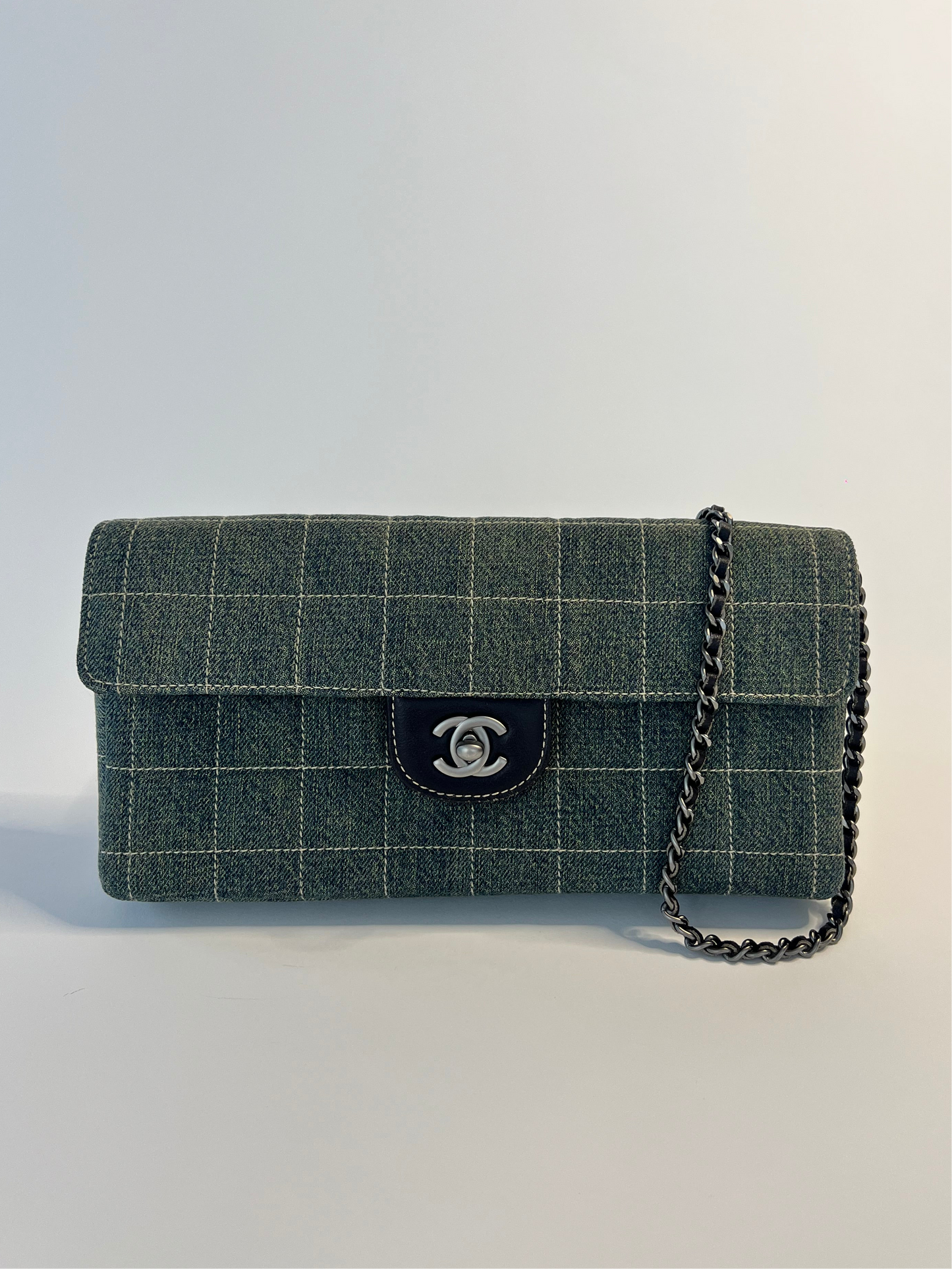 Chanel Denim Chocolate Bar Bag