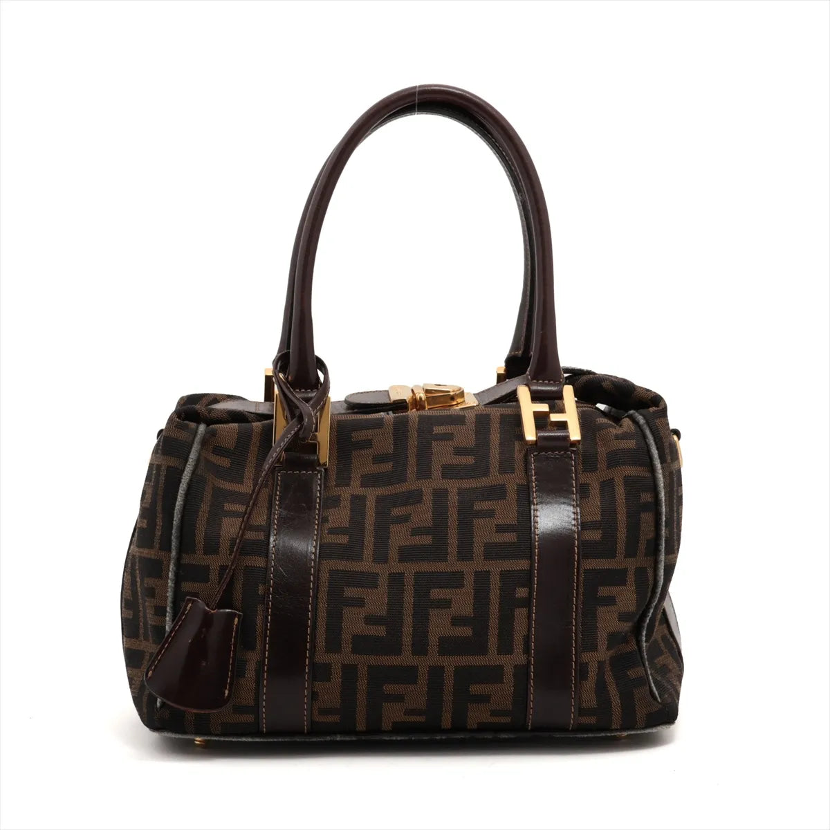 Fendi Zucca Boston Bag