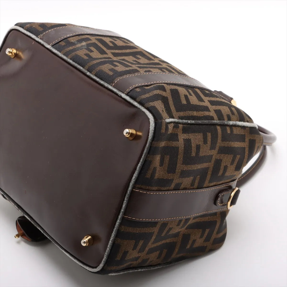 Fendi Zucca Boston Bag