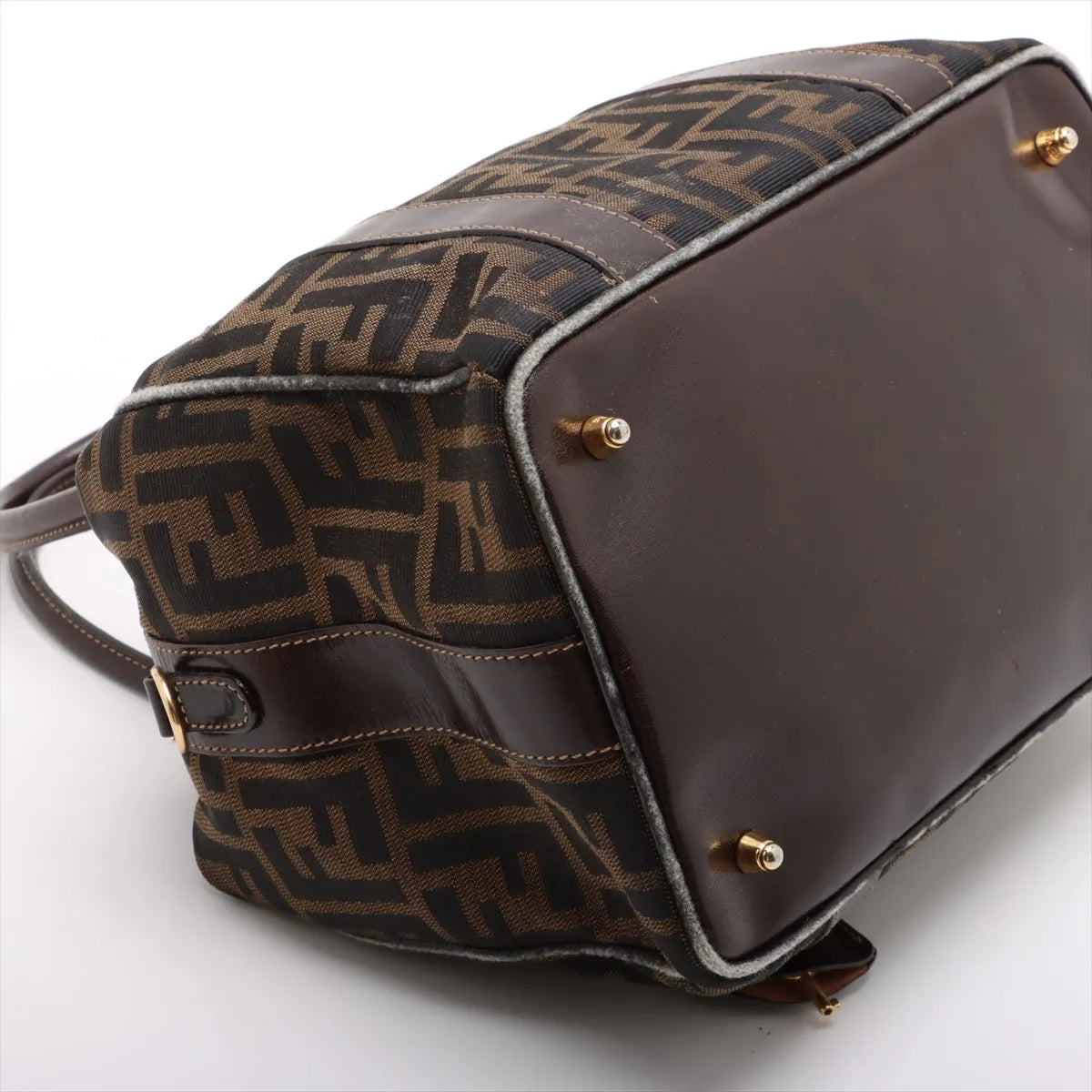 Fendi Zucca Boston Bag