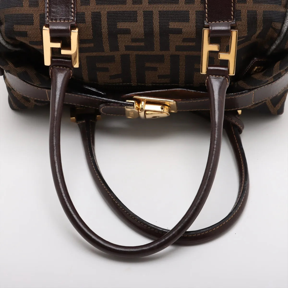 Fendi Zucca Boston Bag