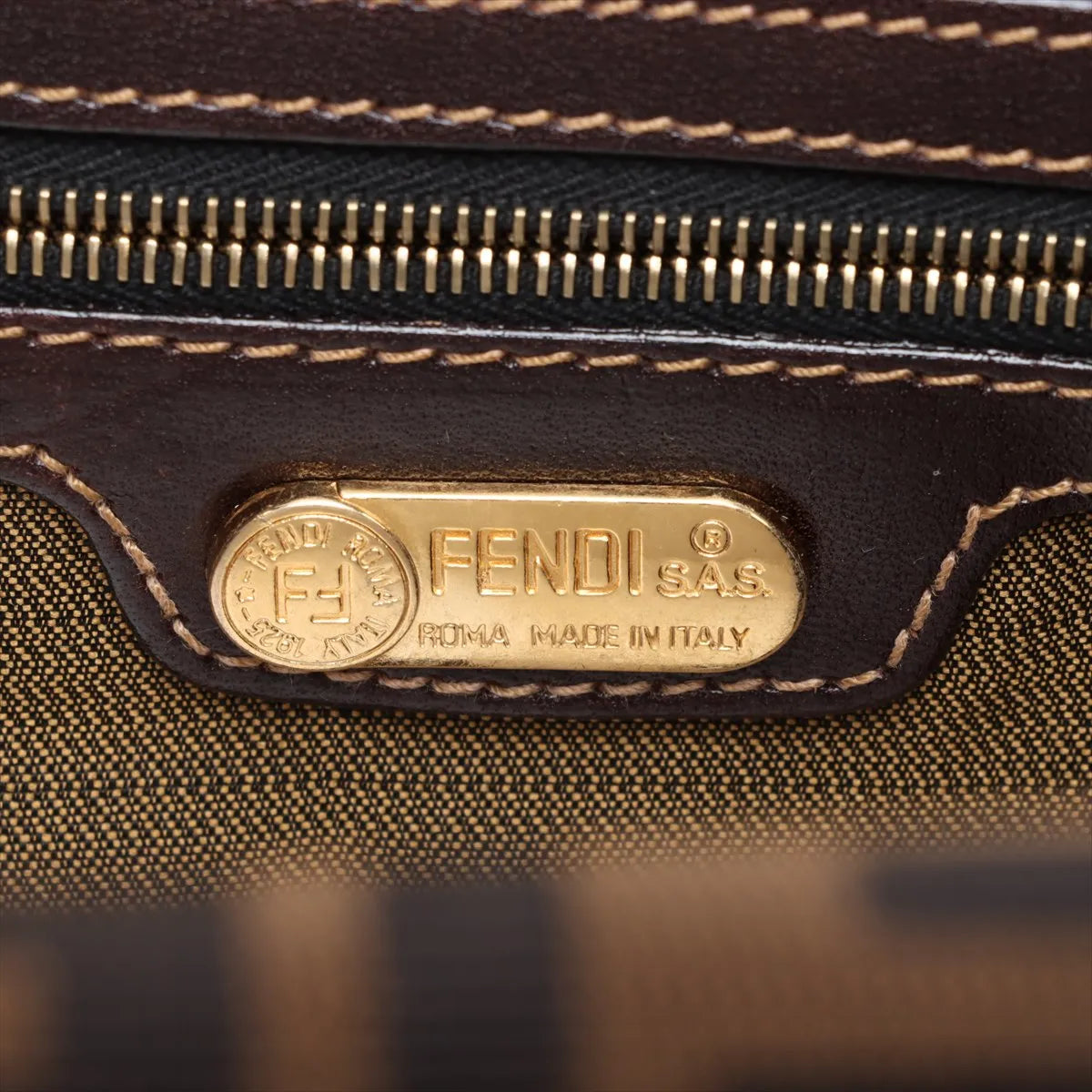 Fendi Zucca Boston Bag